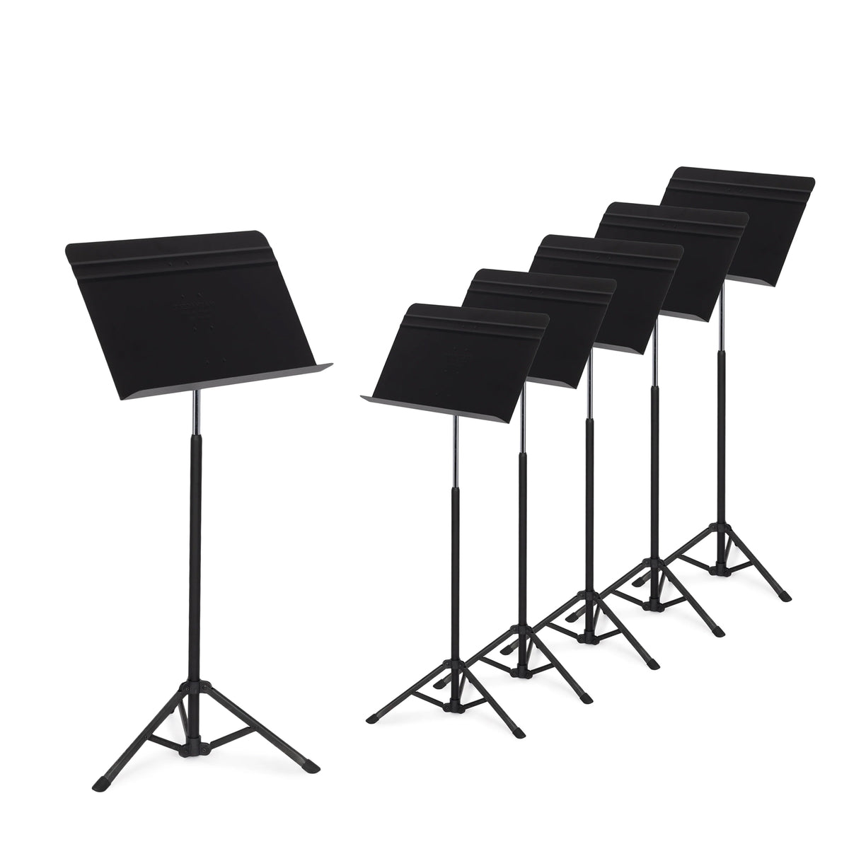 Set of six Manhasset Voyager stands